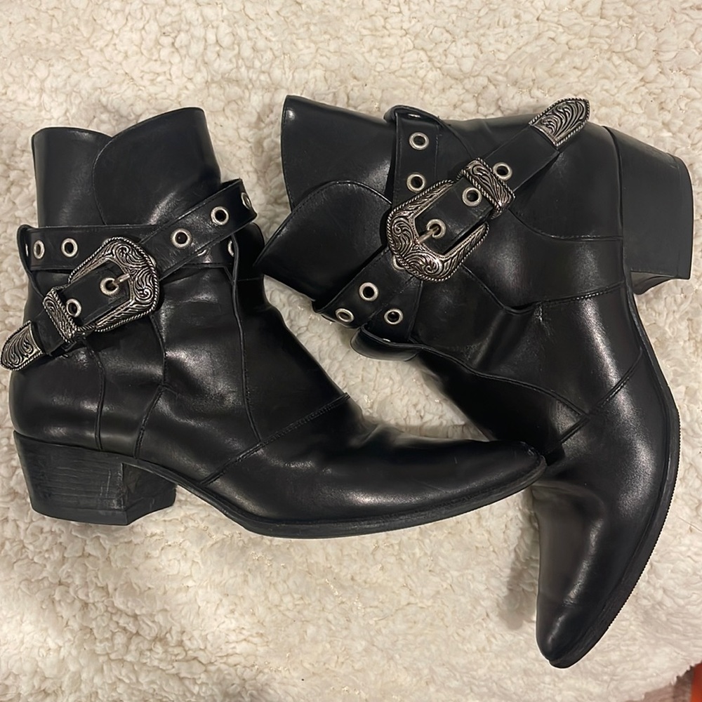 Saint Laurent Western Bootie Sz 39